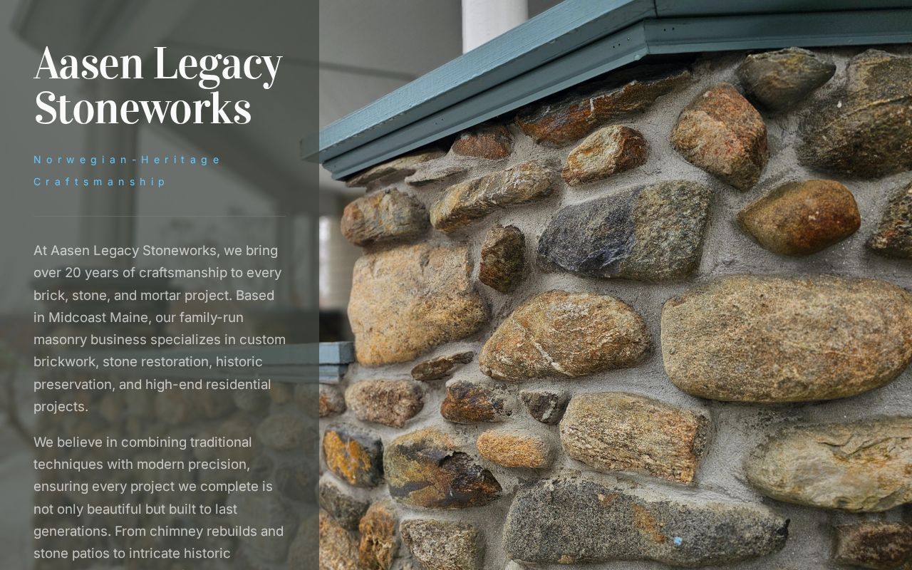 Aasen Legacy Stoneworks | Brick, Chimney & Stone Masonry in 